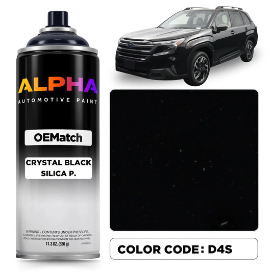 Subaru Crystal Black Silica P. D4S | OEMatch Spray Can
