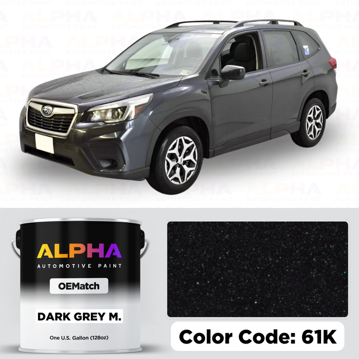 Subaru Dark Grey M. 61K | OEMatch Basecoat