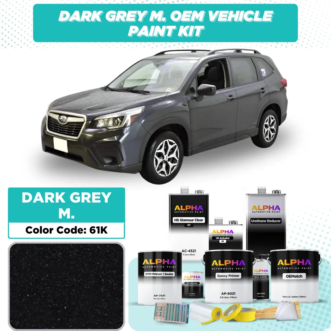 Subaru Dark Grey M. 61K | OEMatch Vehicle Paint Kit