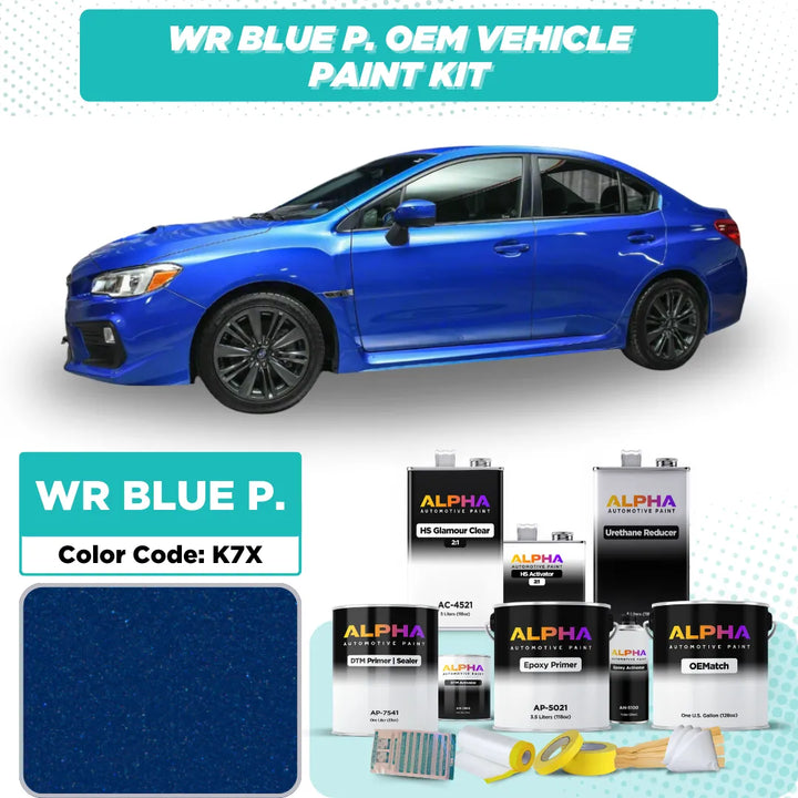 Subaru WR Blue P. K7X | OEMatch Vehicle Paint Kit