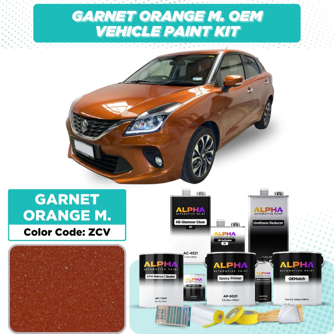 Suzuki Garnet Orange M. ZCV | OEMatch Vehicle Paint Kit