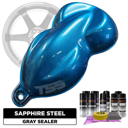 Sapphire Steel Blue Wheel Paint Kit