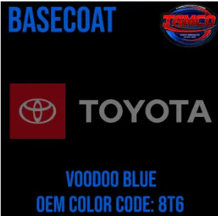 Toyota Voodoo Blue | 8T6 | 2007-2021 | OEM Basecoat - CLEARANCE