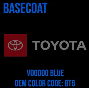 Toyota Voodoo Blue | 8T6 | 2007-2021 | OEM Basecoat - CLEARANCE