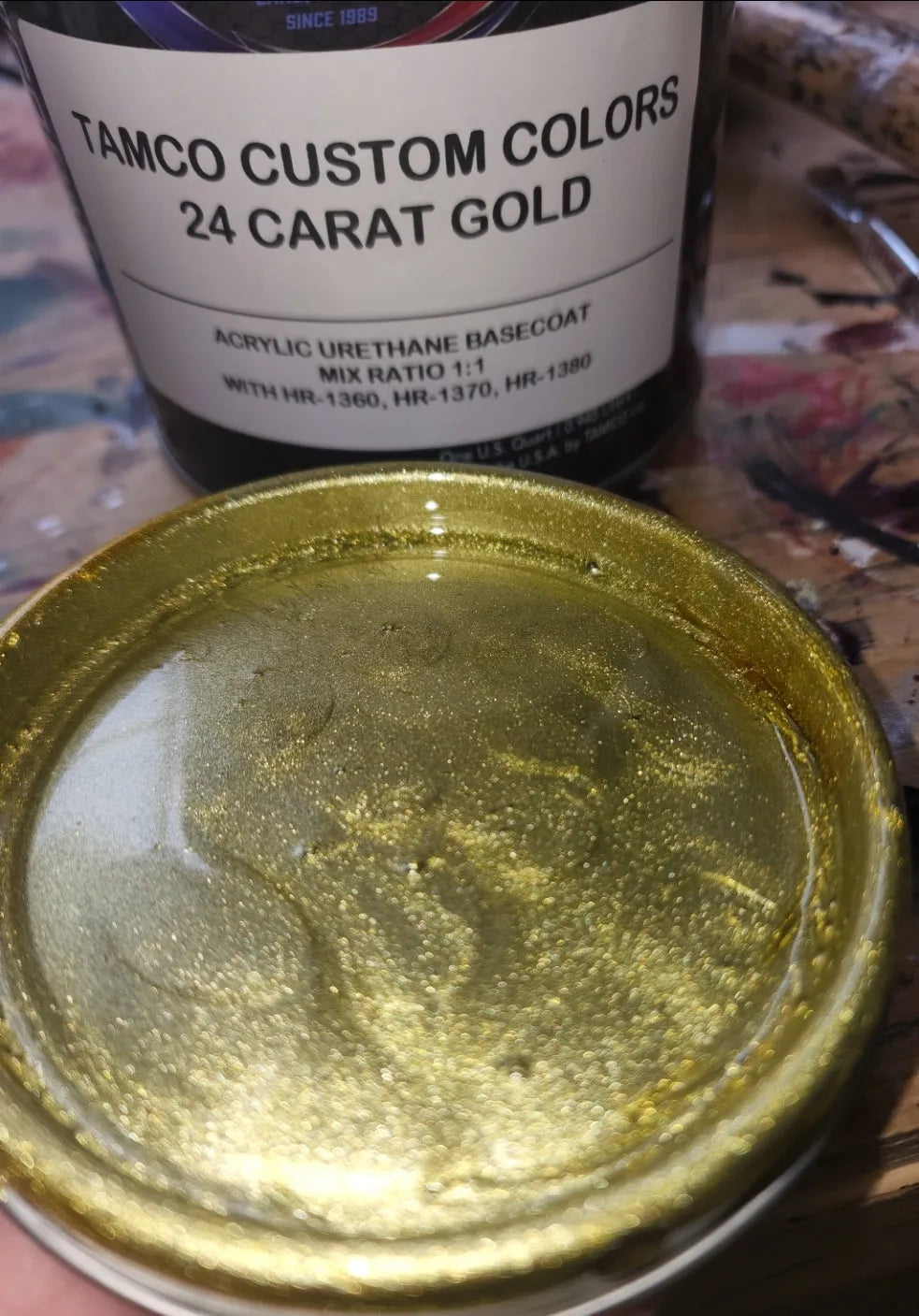 24 Carat Gold Basecoat - Tamco Paint - Custom Color