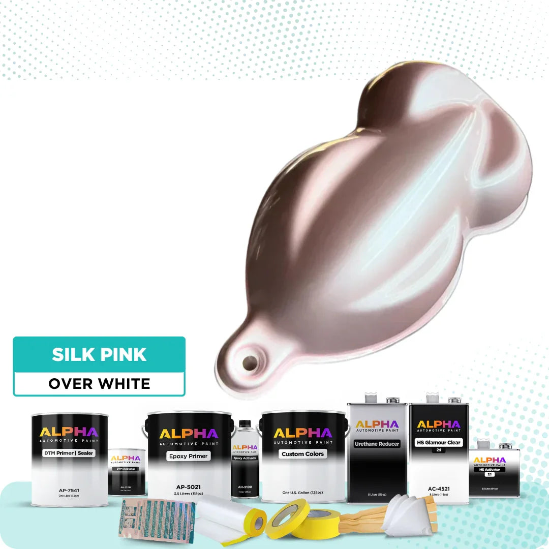 Silk Pink Vehicle Paint Kit (White Sealer)