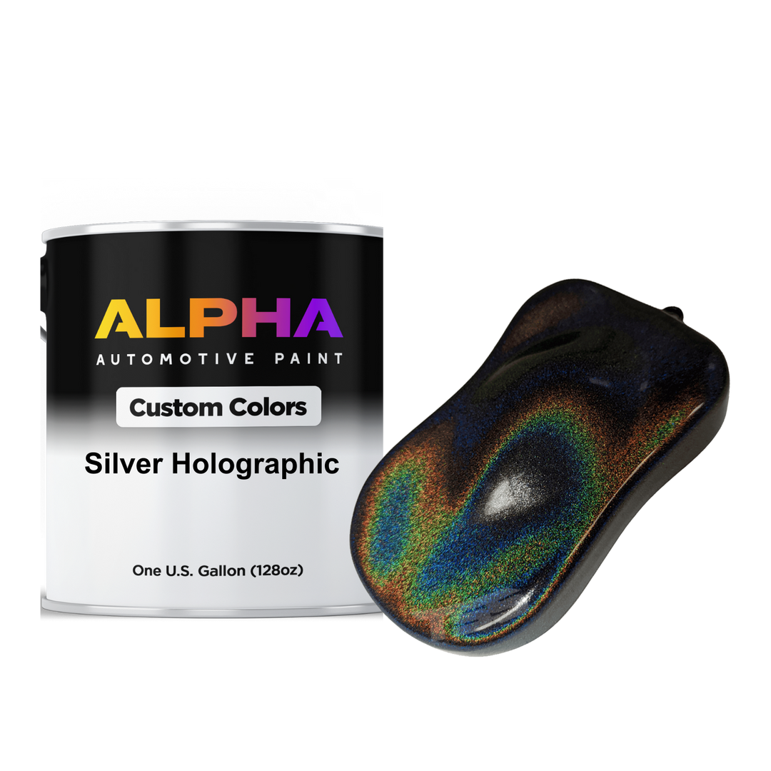 Silver Holographic Basecoat Midcoat