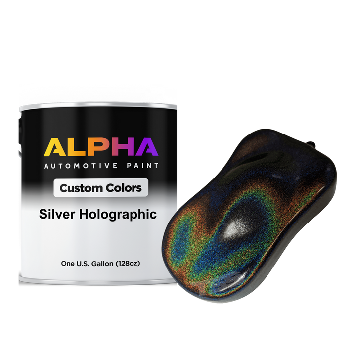 Silver Holographic Basecoat Midcoat