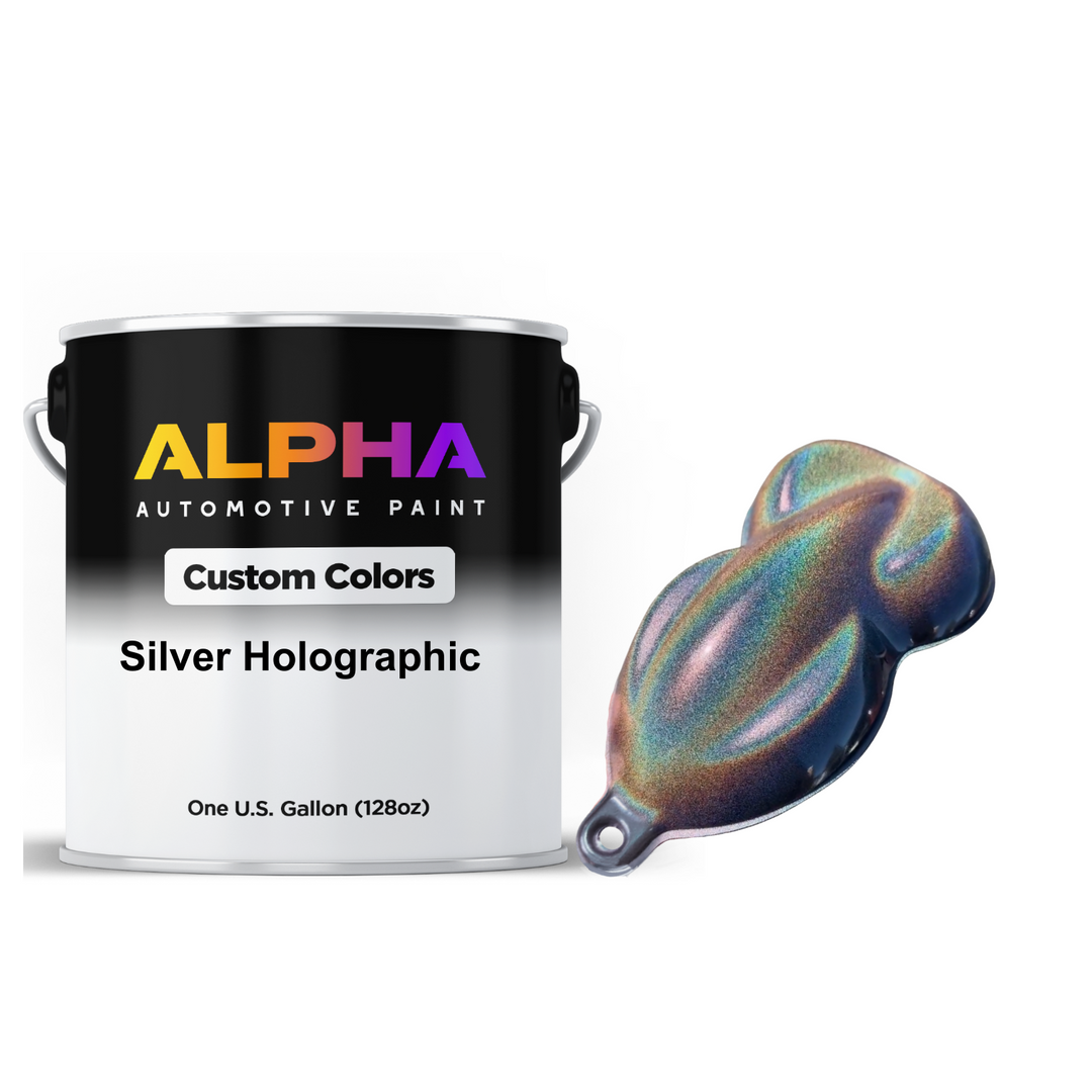 Silver Holographic Basecoat Midcoat