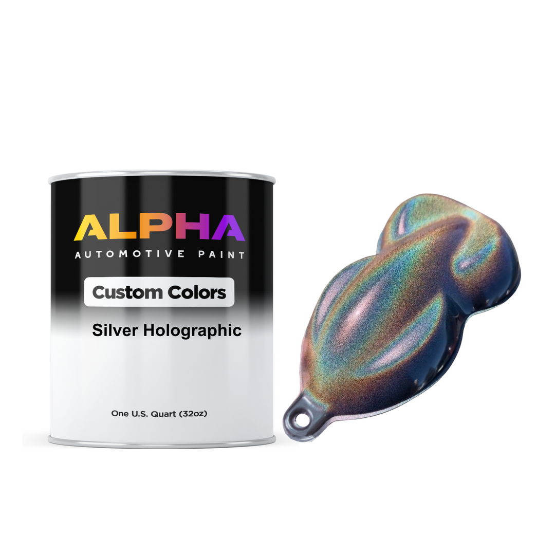Silver Holographic Basecoat Midcoat