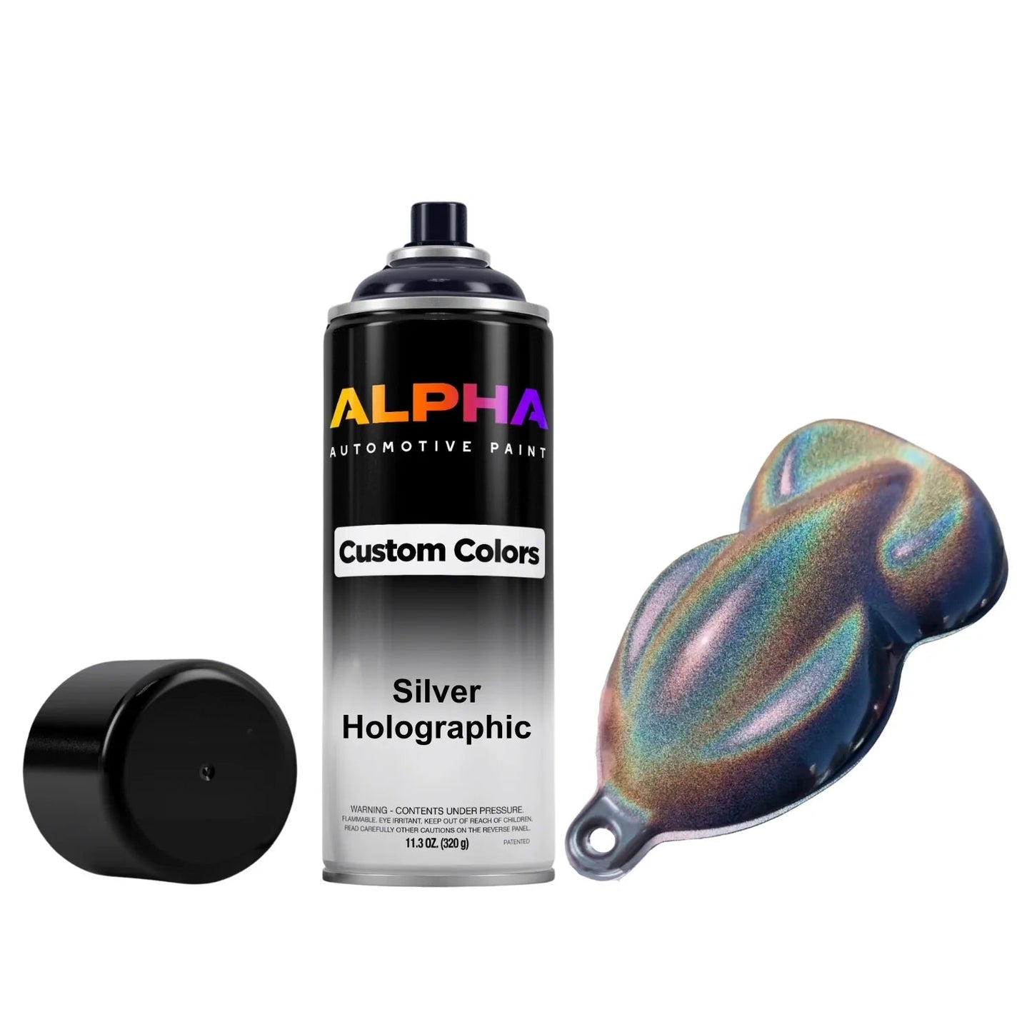 Silver Holographic Bike Paint Kit