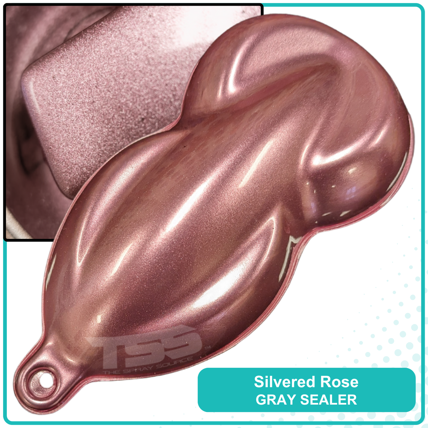 Silvered Rose Spray Can