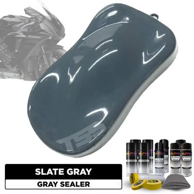 Slate Gray Motorcycle Paint Kit