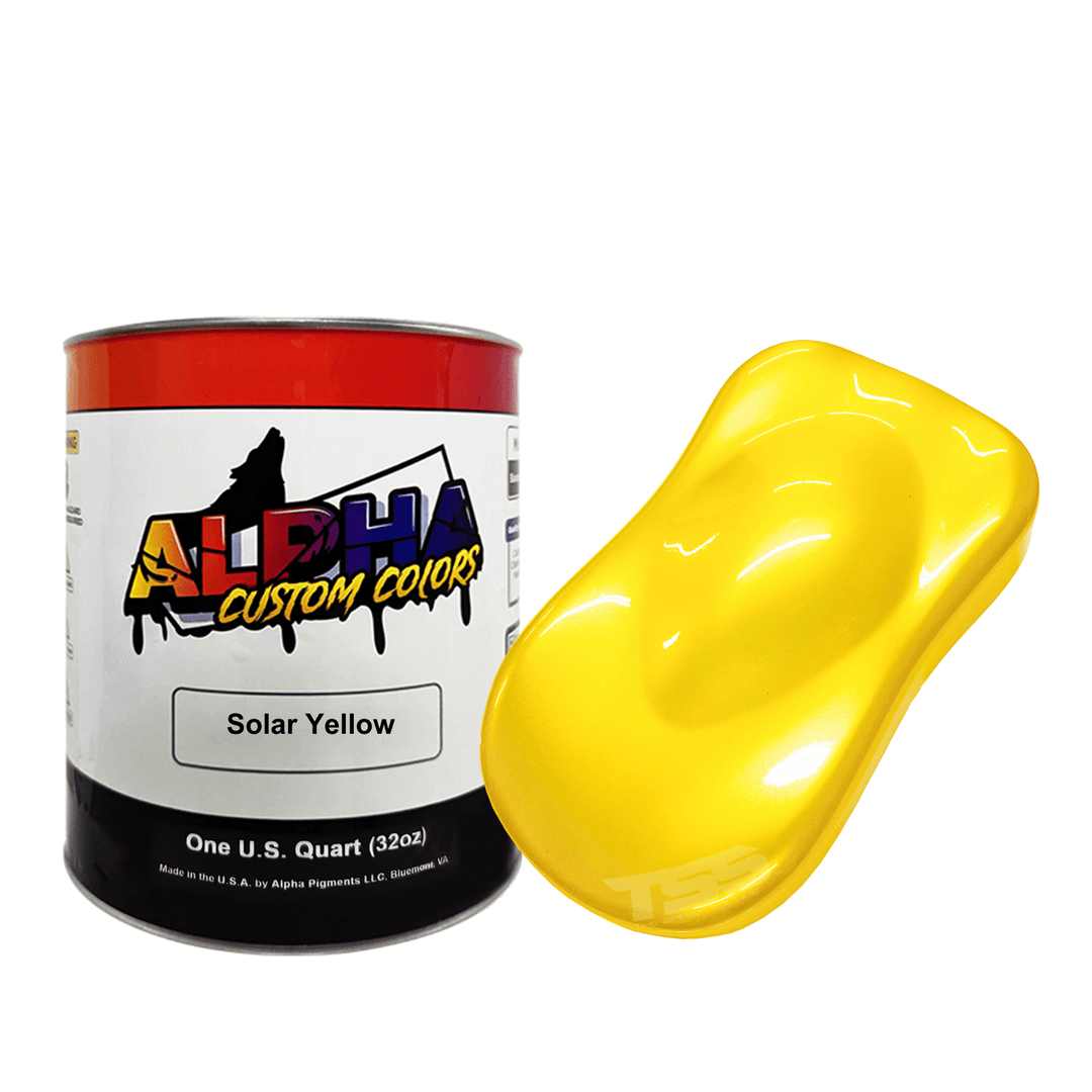 Solar Yellow Paint Basecoat Midcoat - The Spray Source - Alpha Pigments