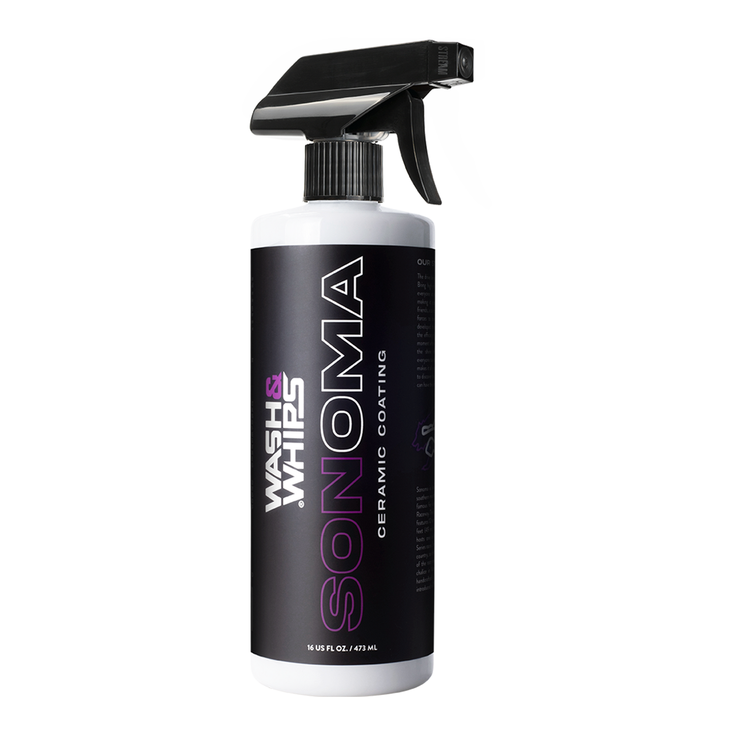 WASH&WHIPS MotoPro Motorcycle Detailing Kit - Bug Remover, Leather Care, Ceramic Spray