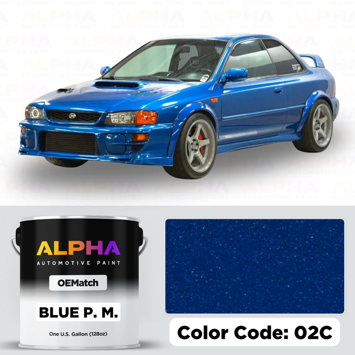 Subaru Blue 02C | OEMatch Basecoat