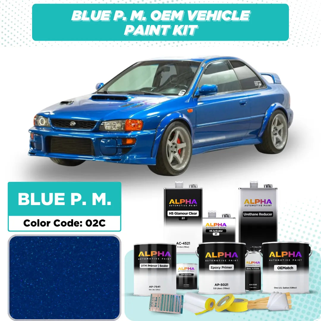 Subaru Blue P. M. 02C | OEMatch Vehicle Paint Kit