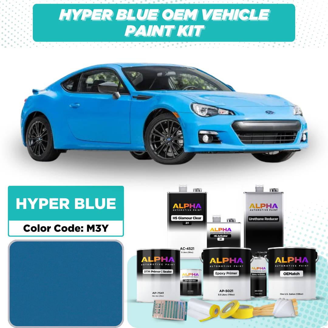 Subaru Hyper Blue M3Y | OEMatch Vehicle Paint Kit