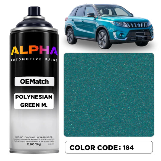 Suzuki Polynesian Green Metallic 184 / 1PV | OEMatch Spray Can