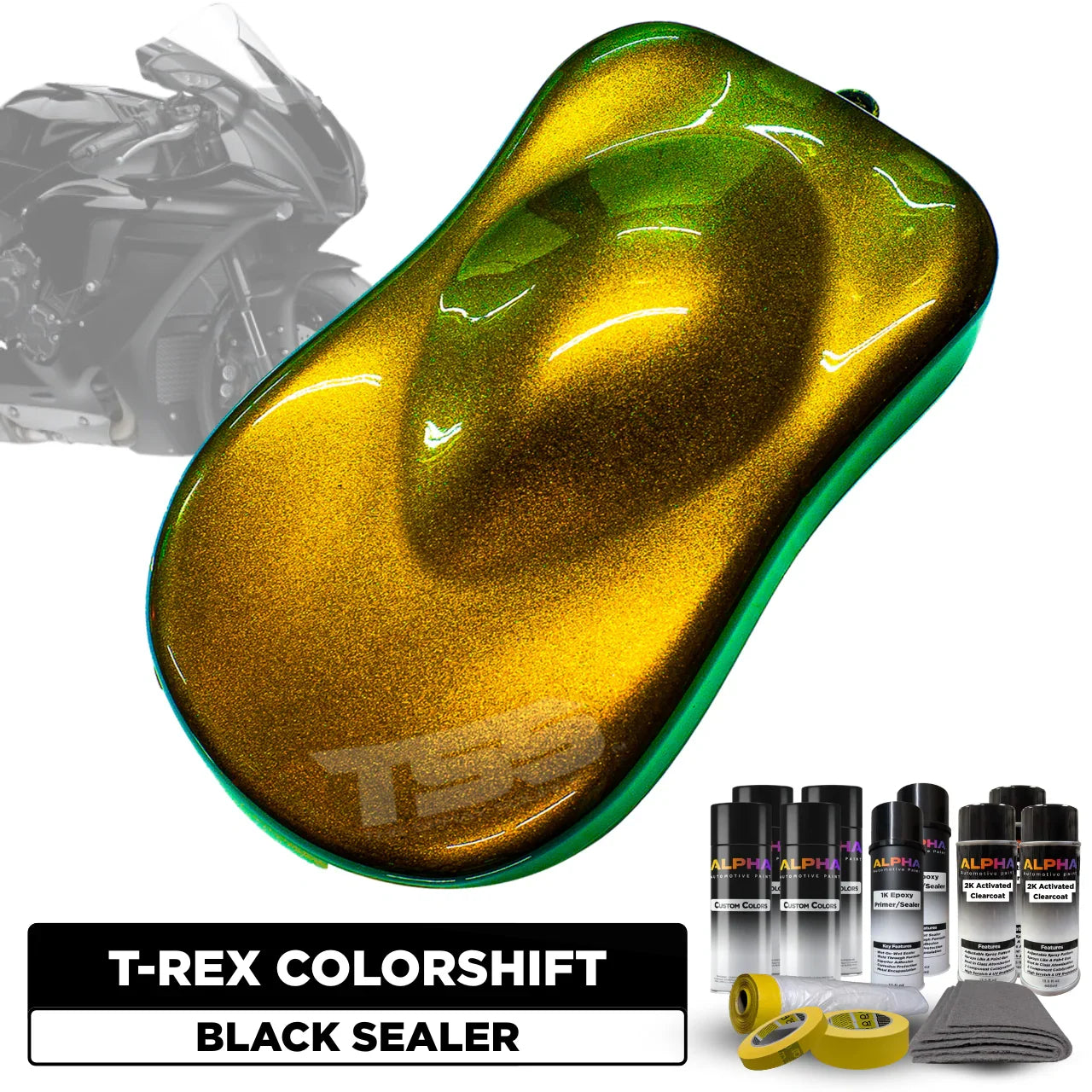 T-Rex Colorshift Motorcycle Paint Kit