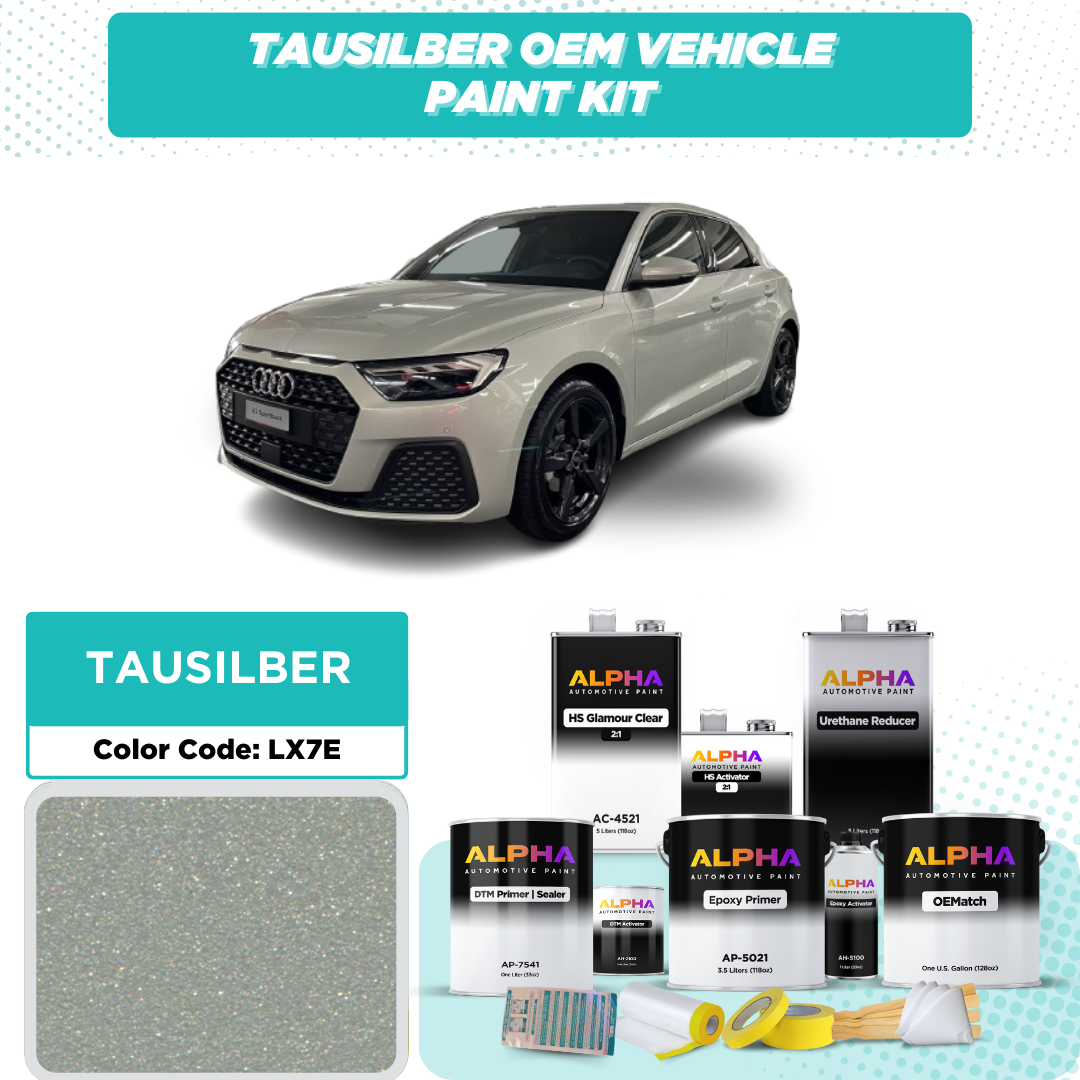 VW TAUSILBER M. LX7E | OEMatch Vehicle Paint Kit