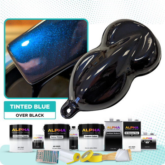 Tinted Blue Vehicle Paint Kit
