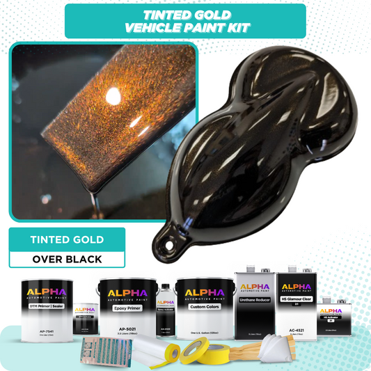 Tinted Gold Vehicle Paint Kit