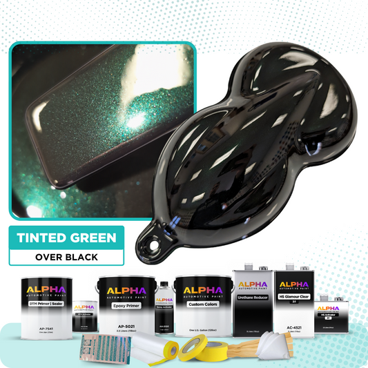 Tinted Green Vehicle Paint Kit