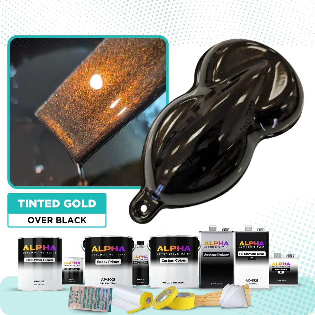 Tinted Gold Vehicle Paint Kit