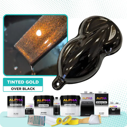 Tinted Gold Vehicle Paint Kit
