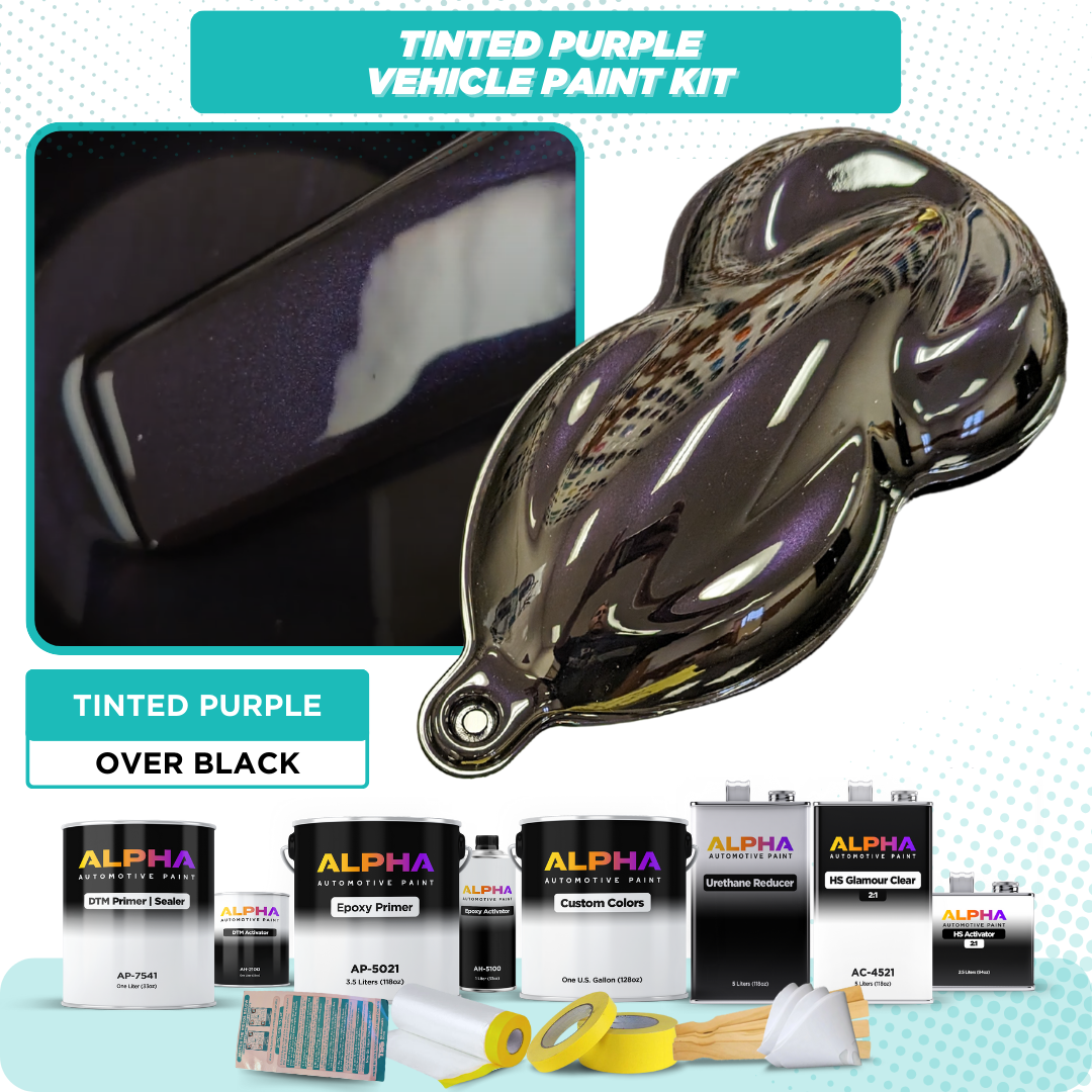 Tinted Purple Vehicle Paint Kit