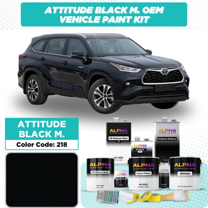 Toyota Attitude Black M. 218 | OEMatch Vehicle Paint Kit