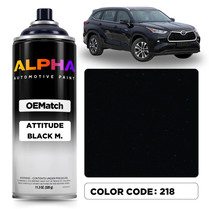 TOYOTA ATTITUDE BLACK M. 218 | OEMatch Spray Can