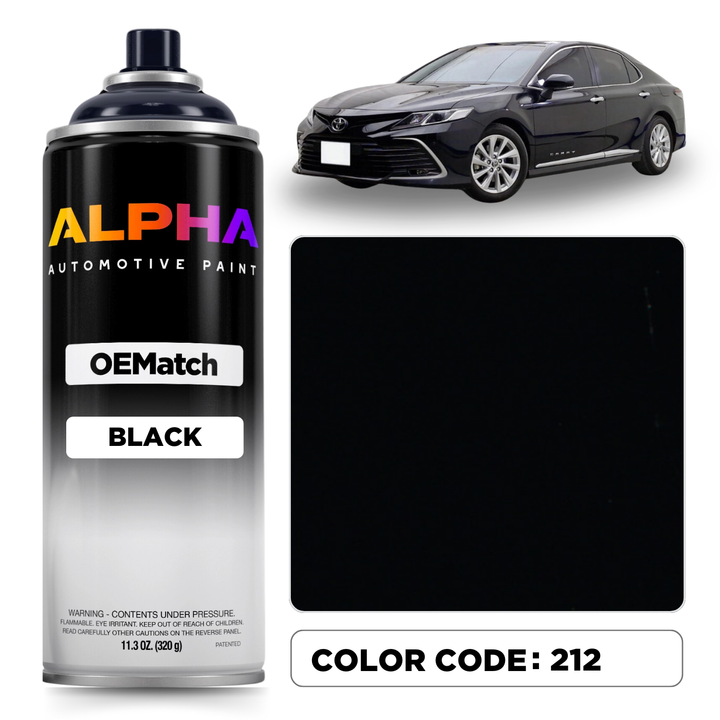 Toyota Black 212 | OEMatch Spray Can