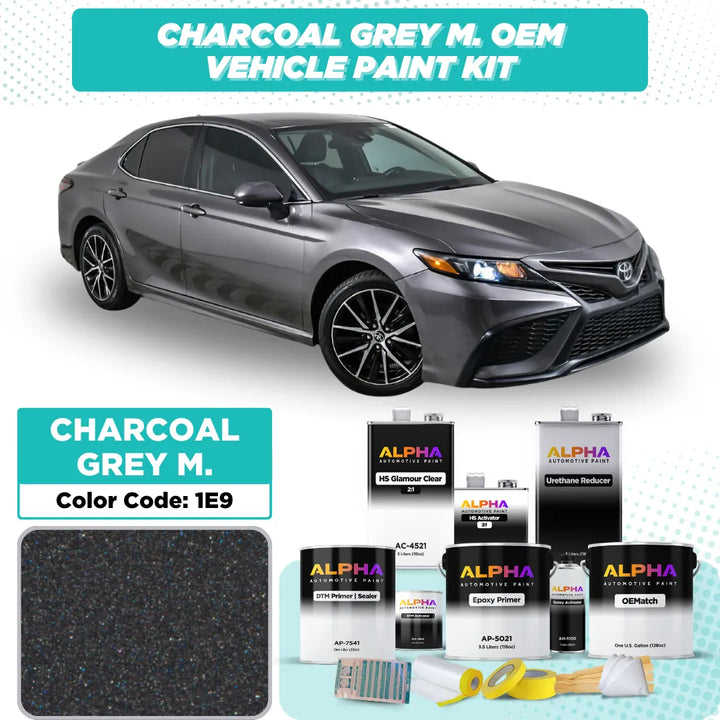 Toyota Charcoal Grey M. 1E9 / 1E9 | OEMatch Vehicle Paint Kit