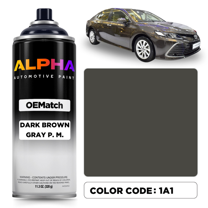 Toyota Dark Brown Gray P. M. 1A1 | OEMatch Spray Can