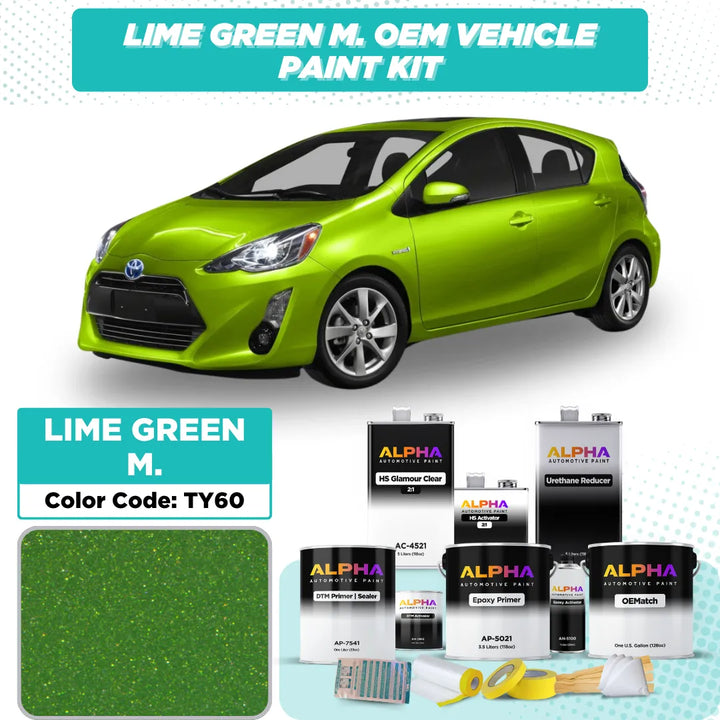 Toyota Lime Green M. TY60 | OEMatch Vehicle Paint Kit