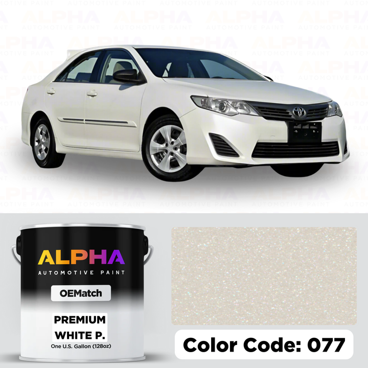 TOYOTA PREMIUM WHITE P. 077 | OEMatch Basecoat