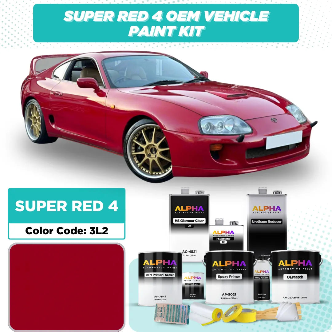 Toyota Super Red 4 3L2 | OEMatch Vehicle Paint Kit