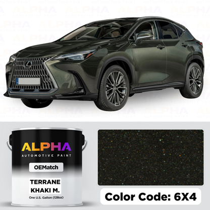 Toyota Terrane Khaki Metallic 6X4 | OEMatch Basecoat
