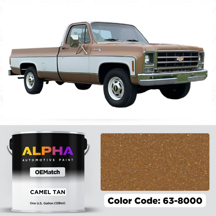 GEN. MOTORS USA CAMEL TAN M. 63-8000 | OEMatch Basecoat