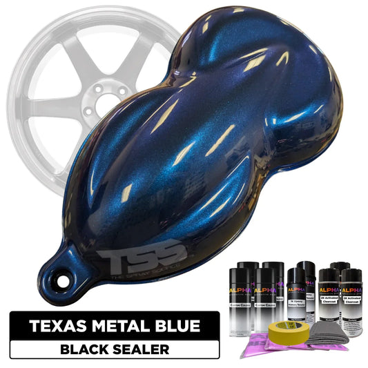 Texas Metal Blue Wheel Paint Kit