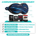 Texas Metal Blue Car Kit (Black Ground Coat)