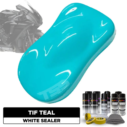 Tif Teal Motorcycle Paint Kit