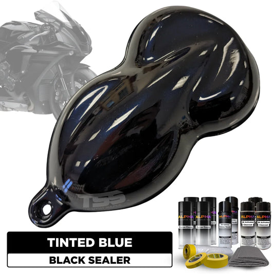 Tinted Blue Motorcycle Paint Kit