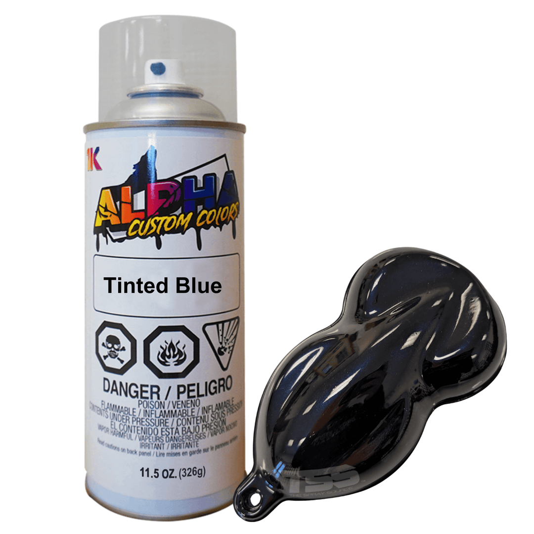 Tinted Blue Spray Can Midcoat - The Spray Source - Alpha Pigments