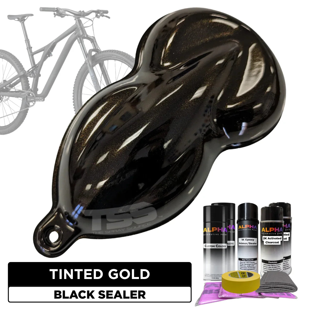 Tinted Gold Bike Paint Kit – The Spray Source
