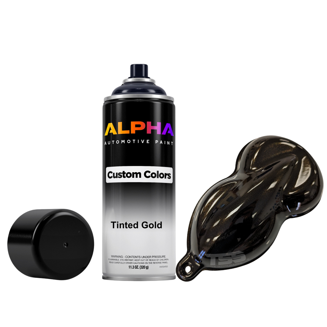 Tinted Gold Spray Can