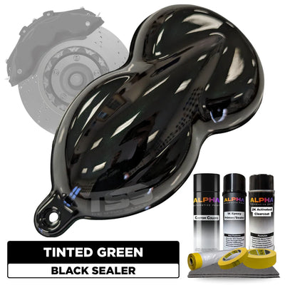 Tinted Green Brake Caliper Paint Kit