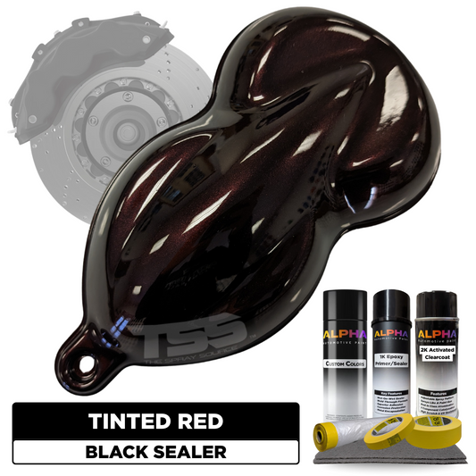 Tinted Red Brake Caliper Paint Kit